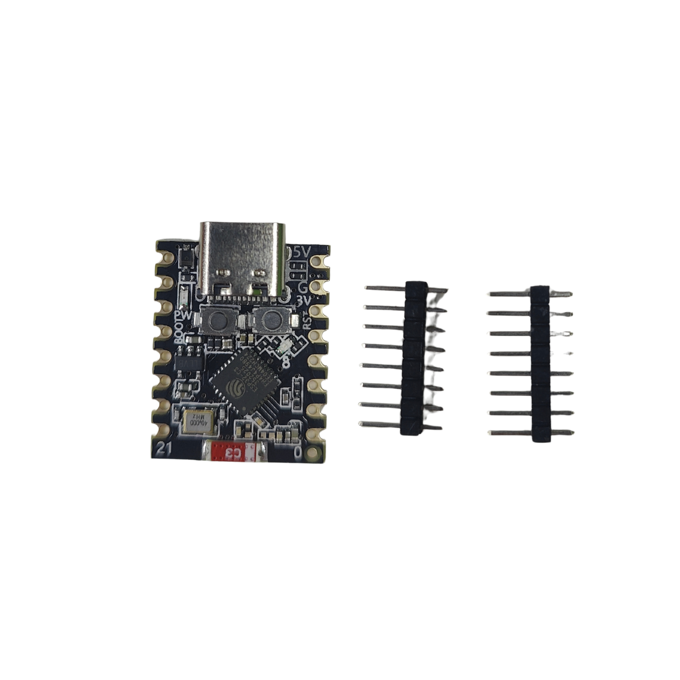 ESP32-C3 Mini Development Board with Wi-Fi & BLE – Unsoldered