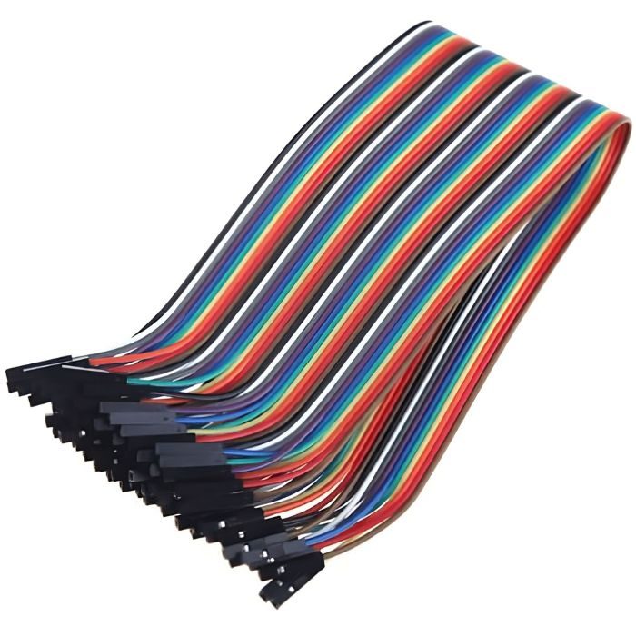 Female To Female Jumper Wires 20cm 40pcs