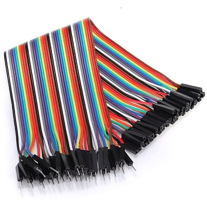 Male To Female Jumper Wires 20cm 40pcs