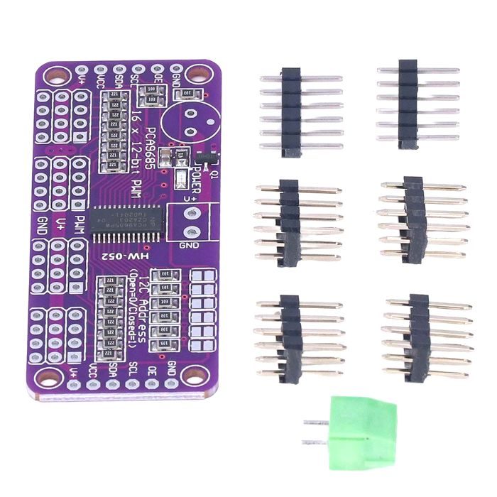 PCA9685 16 Channel 12 Bit Servo Motor Driver
