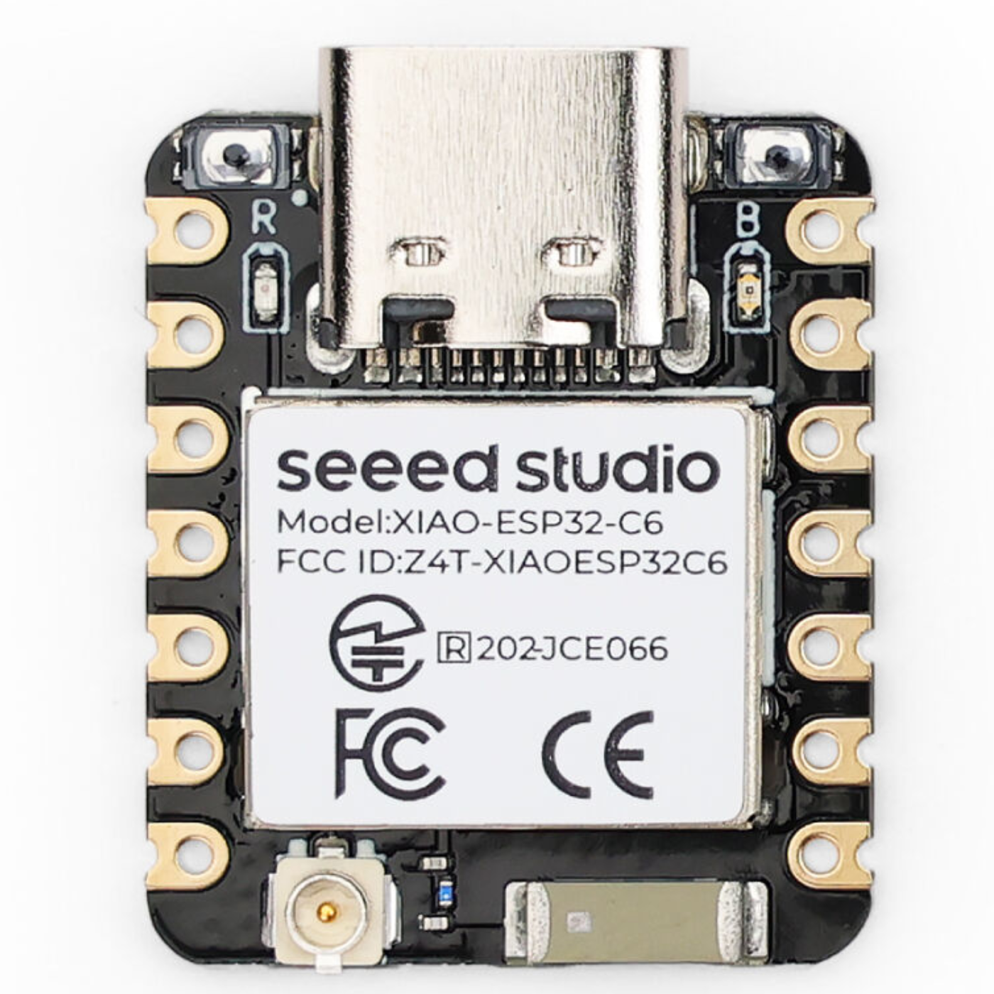 Seeed Studio 2.4GHz Wi-Fi 6 XIAO ESP32-C6 Development Board (Tape & Reel)