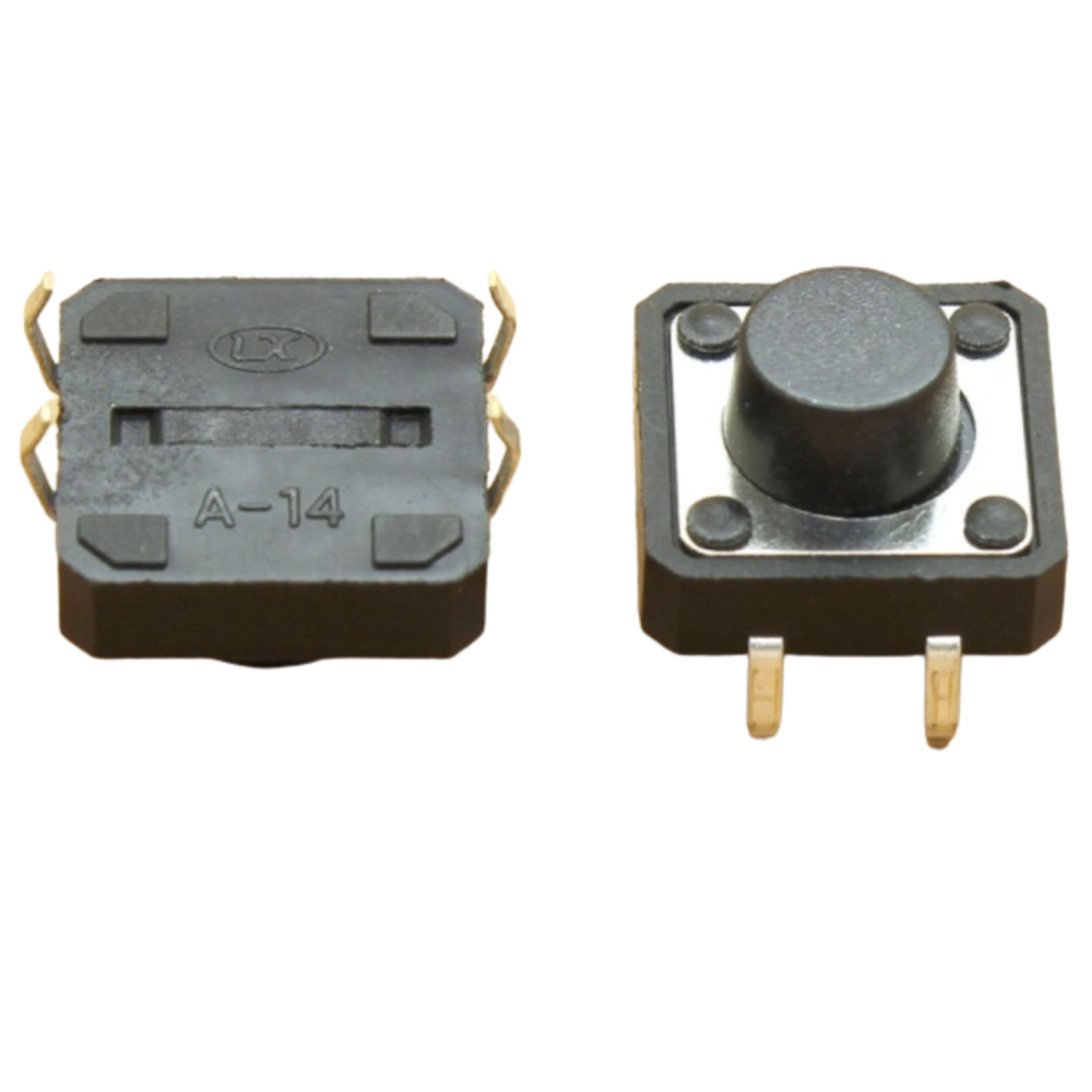 Tactile 12x12x8mm 4-Pin Push Button Switch Pack Of 5